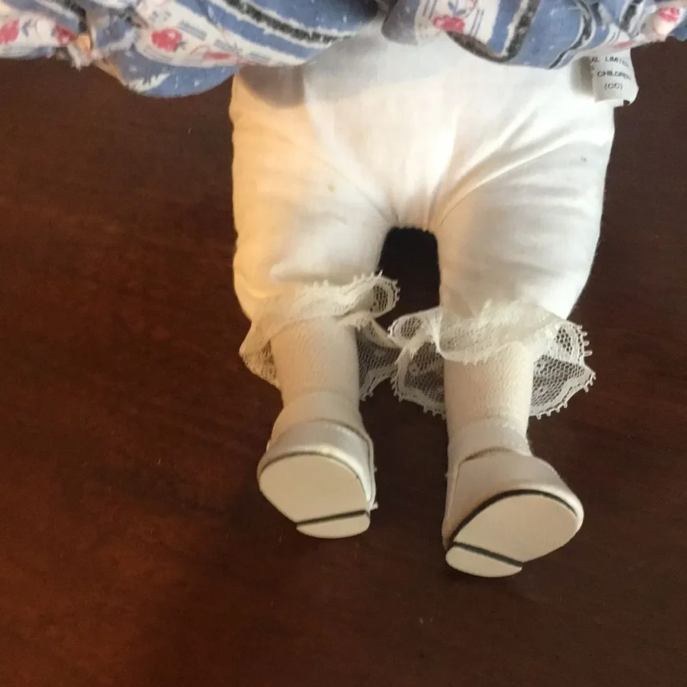 Vintage wind up musical doll